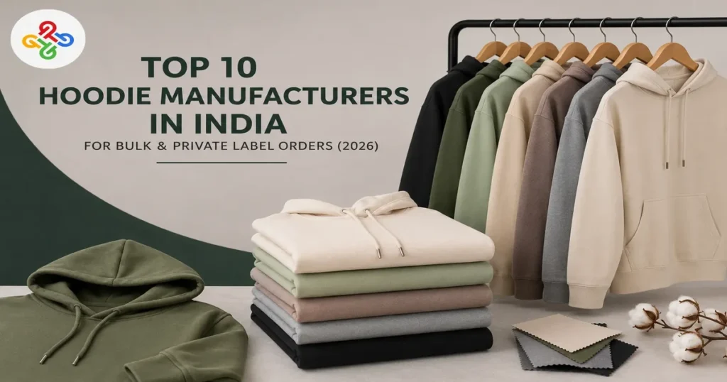 Top 10 hoodie manufacturers in India for bulk and private label orders in 2026 featuring premium hoodie production